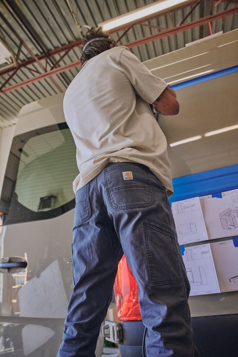 Carhartt Men's Relaxed Fit Rugged Flex Flex Canvas Utility Double-Knee Pant 