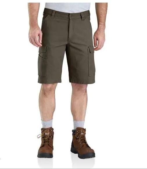 Carhartt Men's Rugged Flex Rigby Cargo Short in Tarmac