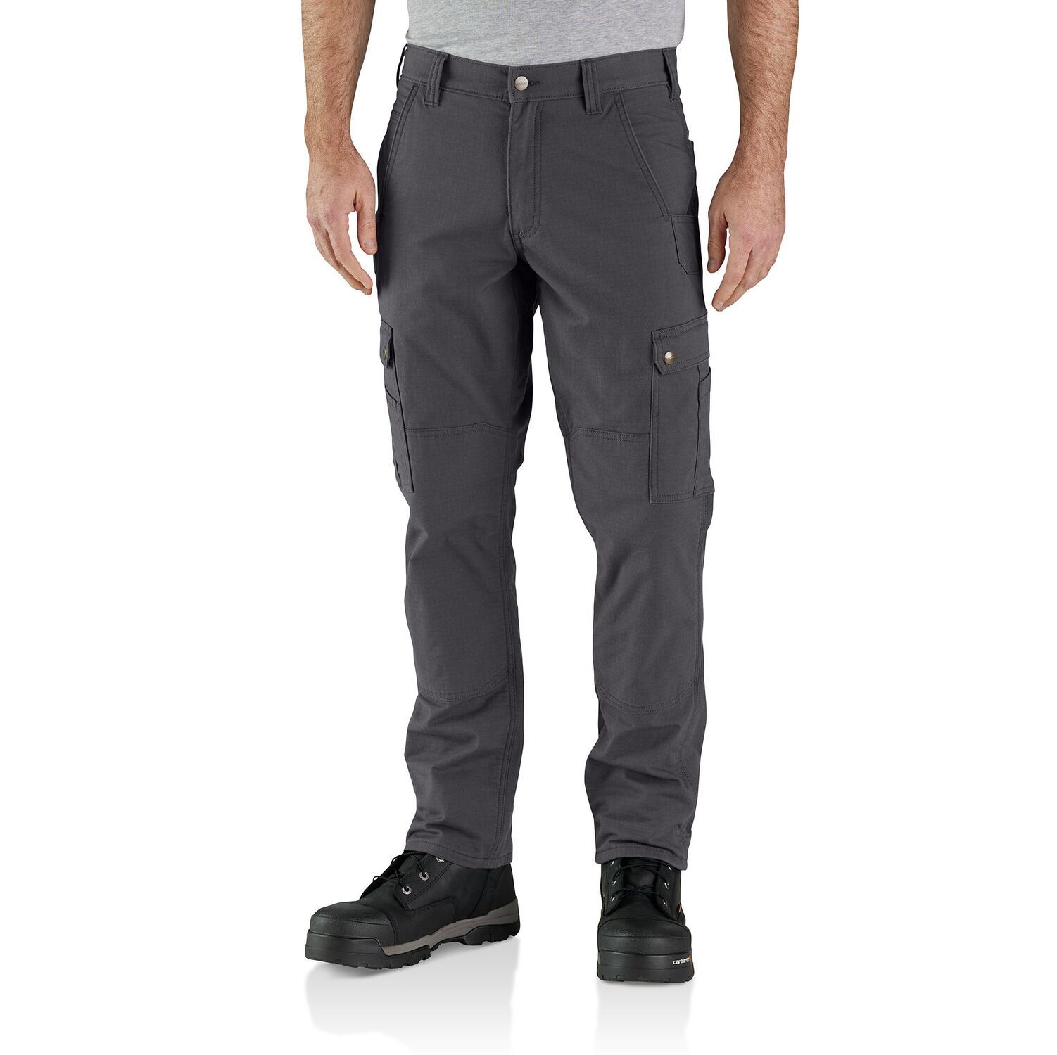 Carhartt Men's Rugged Flex Relaxed Fit Ripstop Cargo Fleece-Lined Work Pant 