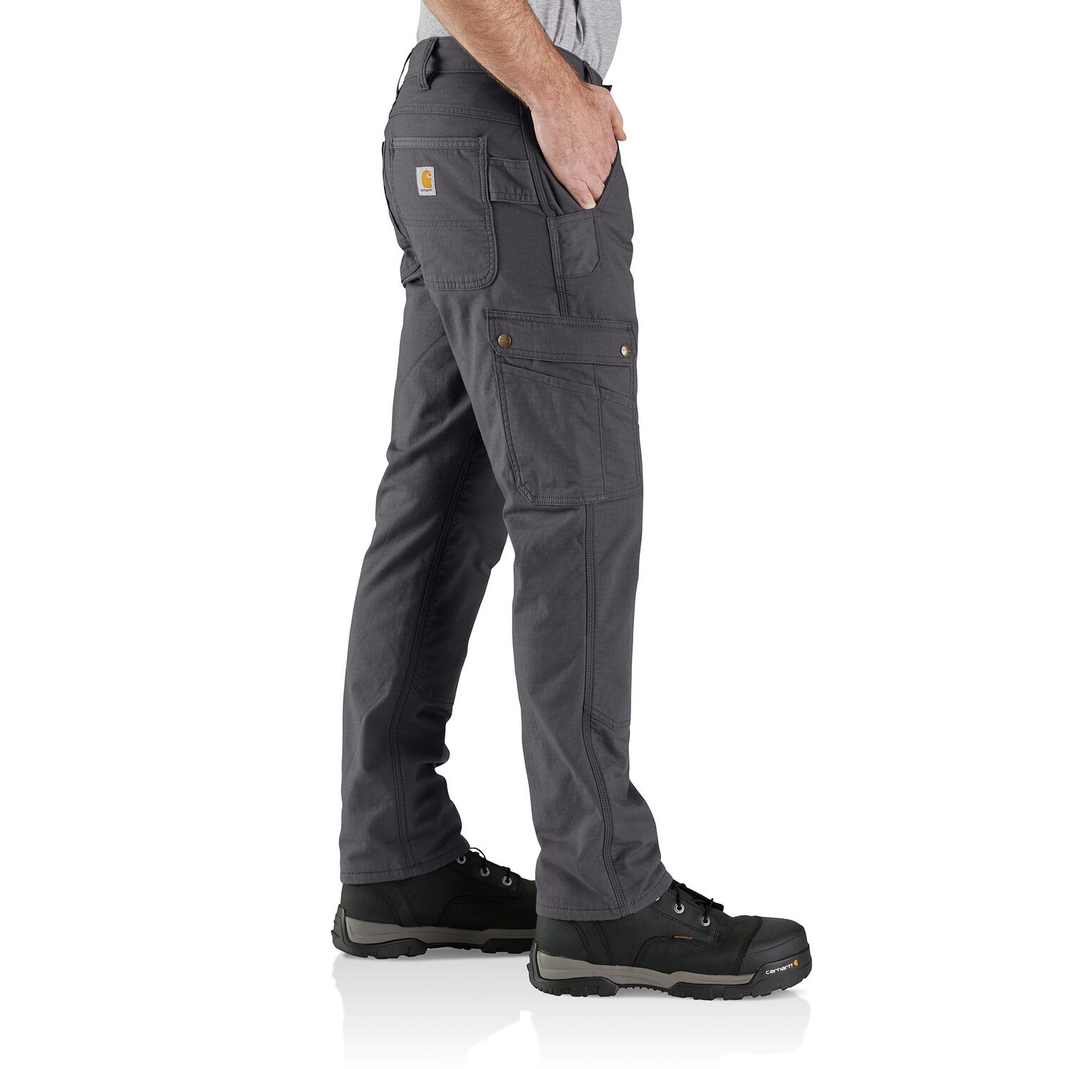 Carhartt Men's Rugged Flex Relaxed Fit Ripstop Cargo Fleece-Lined Work Pant 