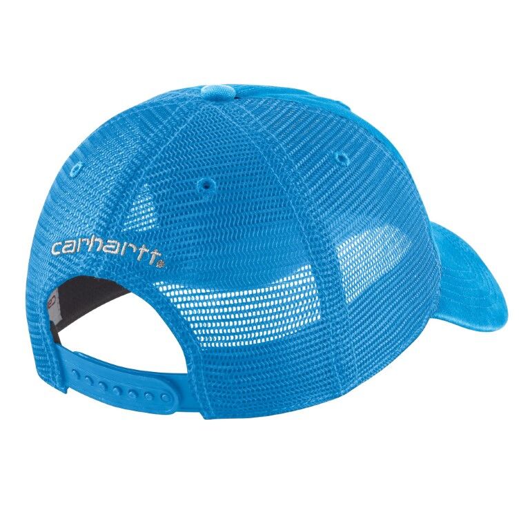 Carhartt Men's Canvas Mesh Back Cap in Azure Blue