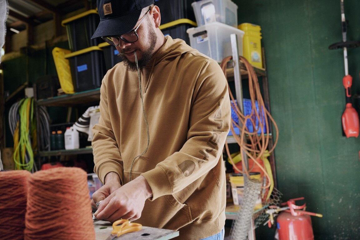 Carhartt Men's Rain Defender Loose Fit Heavyweight 1/4 Zip Hoodie