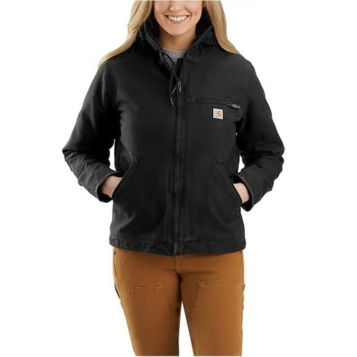 Carhartt Women's Loose Fit Sherpa-Lined Jacket Coats Jackets