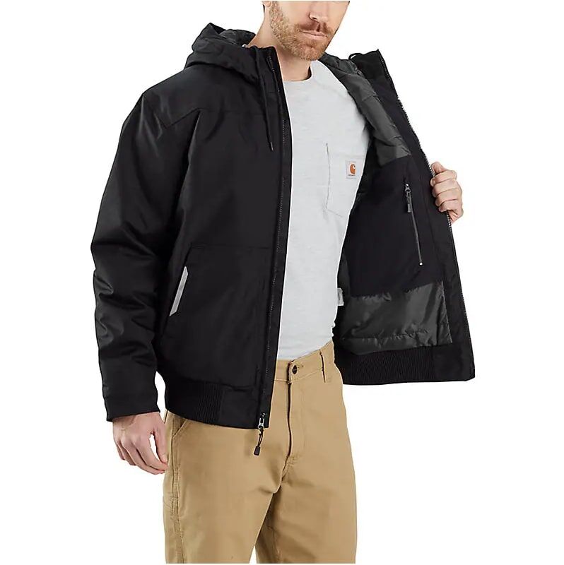 Carhartt Men's Yukon Extremes Loose Fit Insulated Active Jac in Black