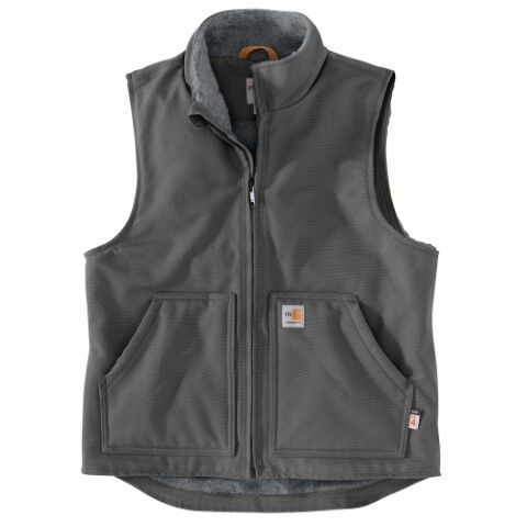 Carhartt Men's Flame Resistant Duck Sherpa Lined Vest