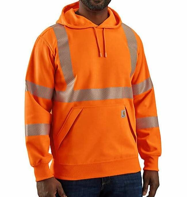 Carhartt Men's High-Visibility Loose Fit Midweight Class 3 Hoodie