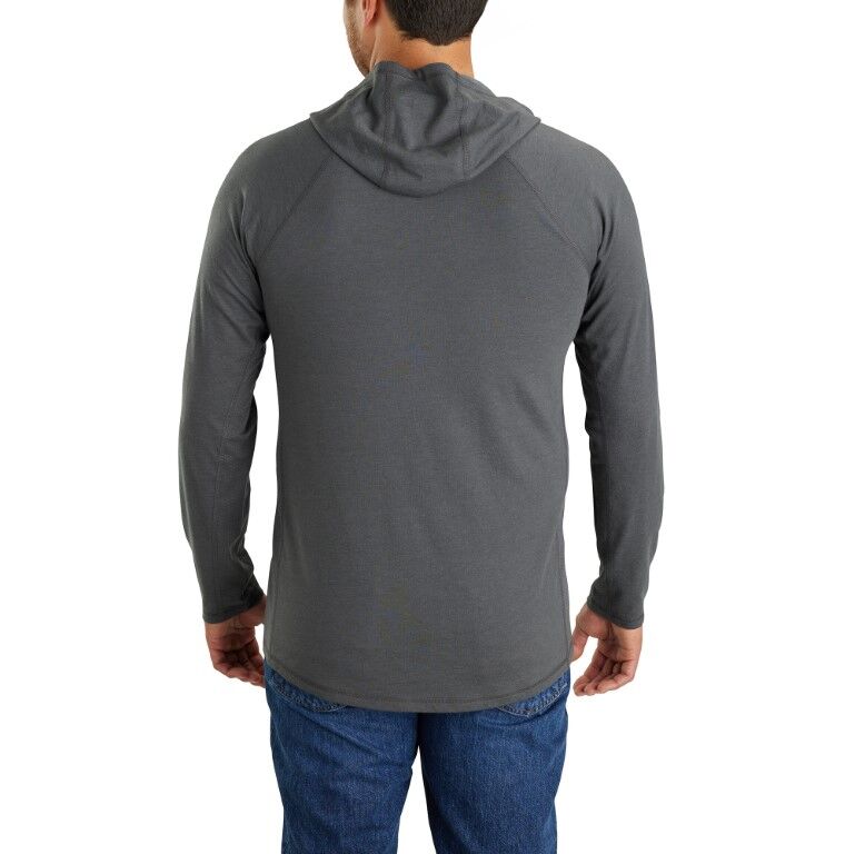Carhartt Men's Force Relaxed Fit Long Sleeve Logo Graphic Hooded T-Shirt