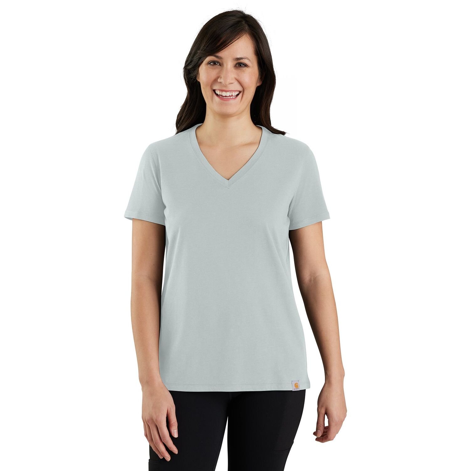 Carhartt Women's Tencel Fiber Series Relaxed Fit Short Sleeve V