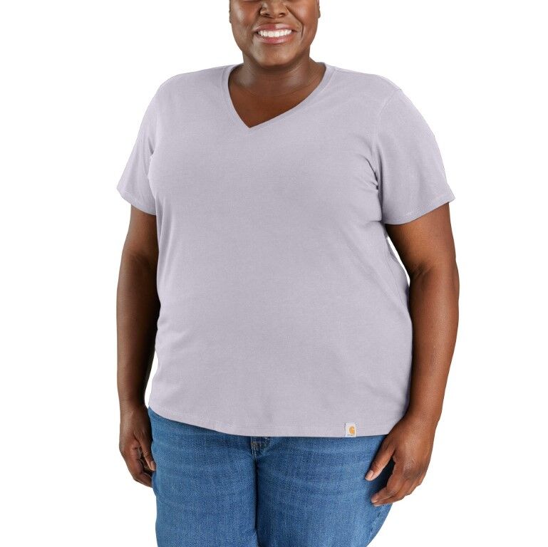 Carhartt Women's TENCEL Fiber Series Relaxed Fit Short Sleeve V-Neck T-Shirt