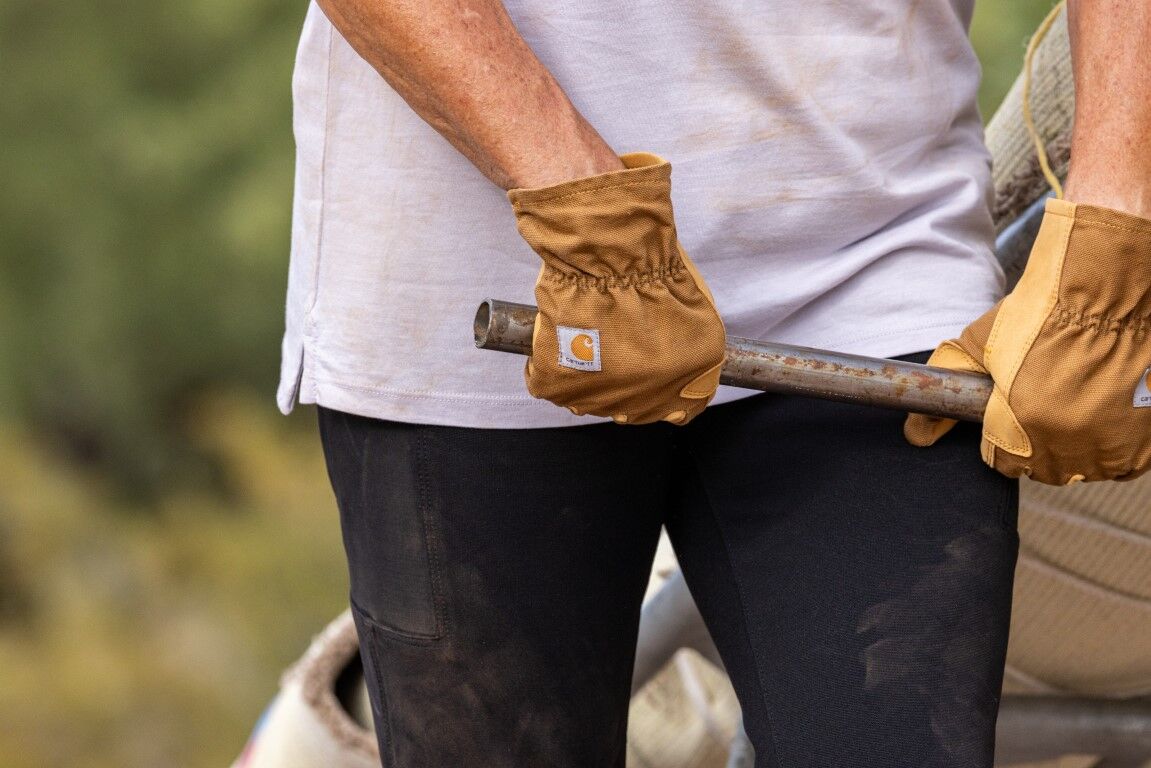 Carhartt Women's TENCEL Fiber Series Relaxed Fit Short Sleeve V-Neck T-Shirt