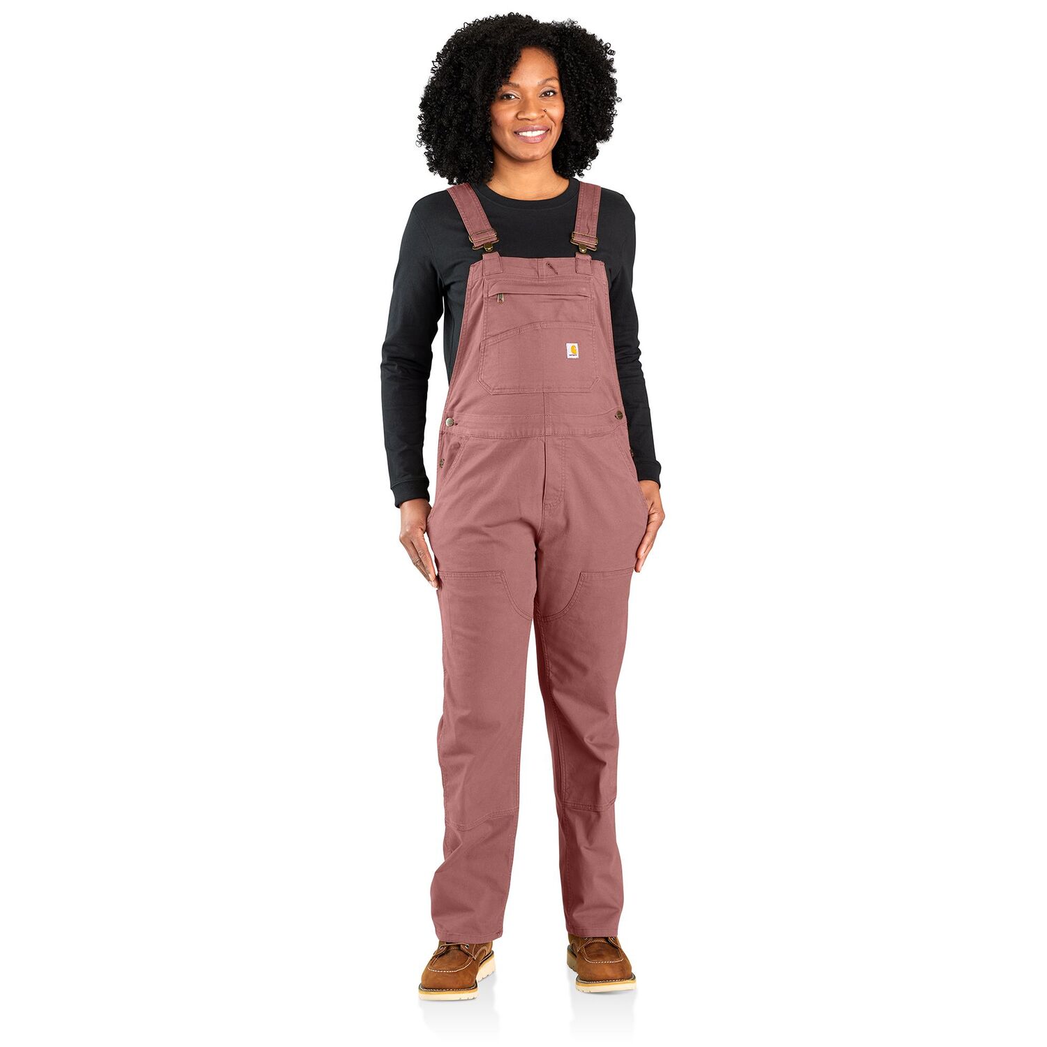 Carhartt Women's Rugged Flex Loose Fit Canvas Bib Overall