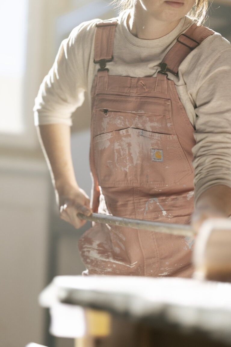 Carhartt Women's Rugged Flex Loose Fit Canvas Bib Overall