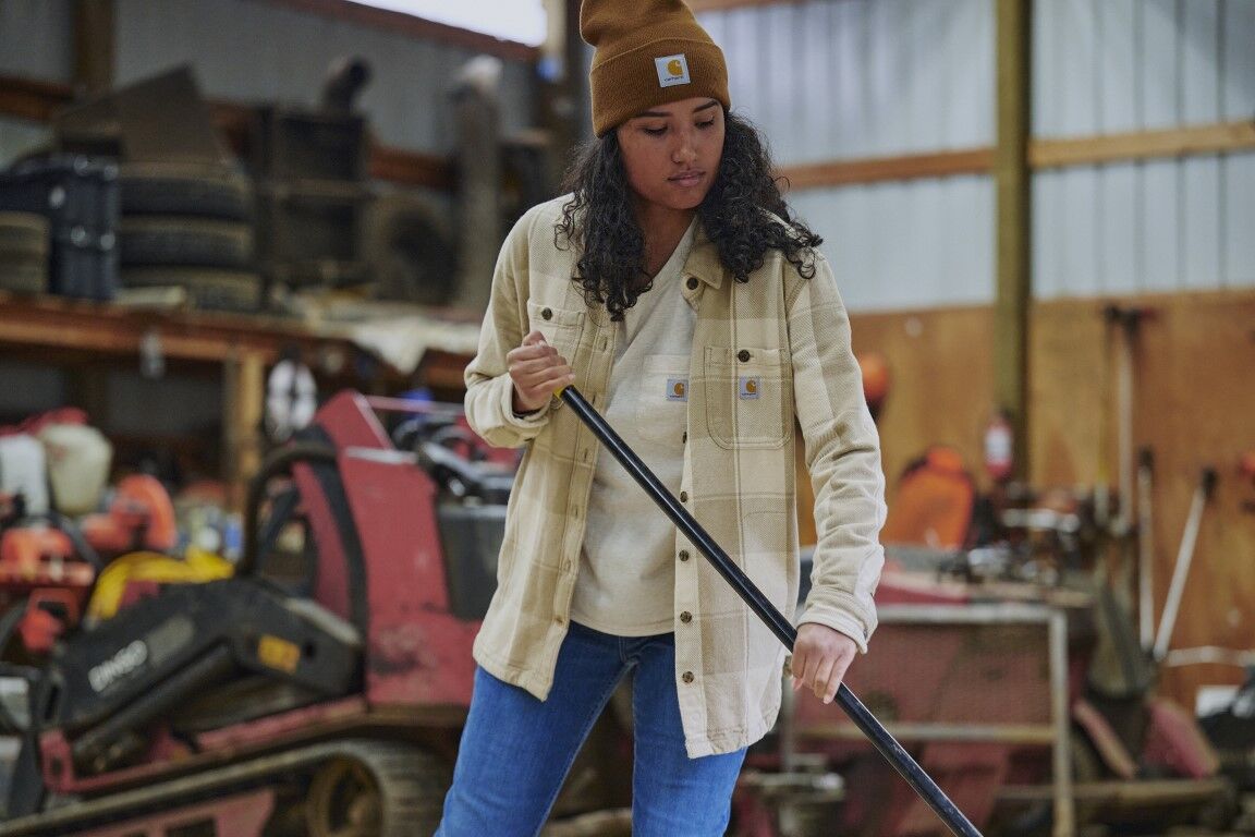 Carhartt Women's TENCEL Fiber Series Loose Fit Long-Sleeve Pocket T-Shirt