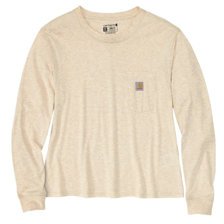 Carhartt Women's TENCEL Fiber Series Loose Fit Long-Sleeve Pocket T-Shirt