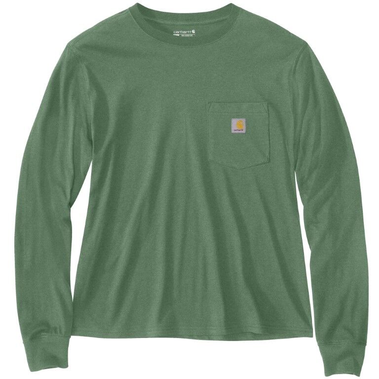 Carhartt Women's TENCEL Fiber Series Loose Fit Long-Sleeve Pocket T-Shirt