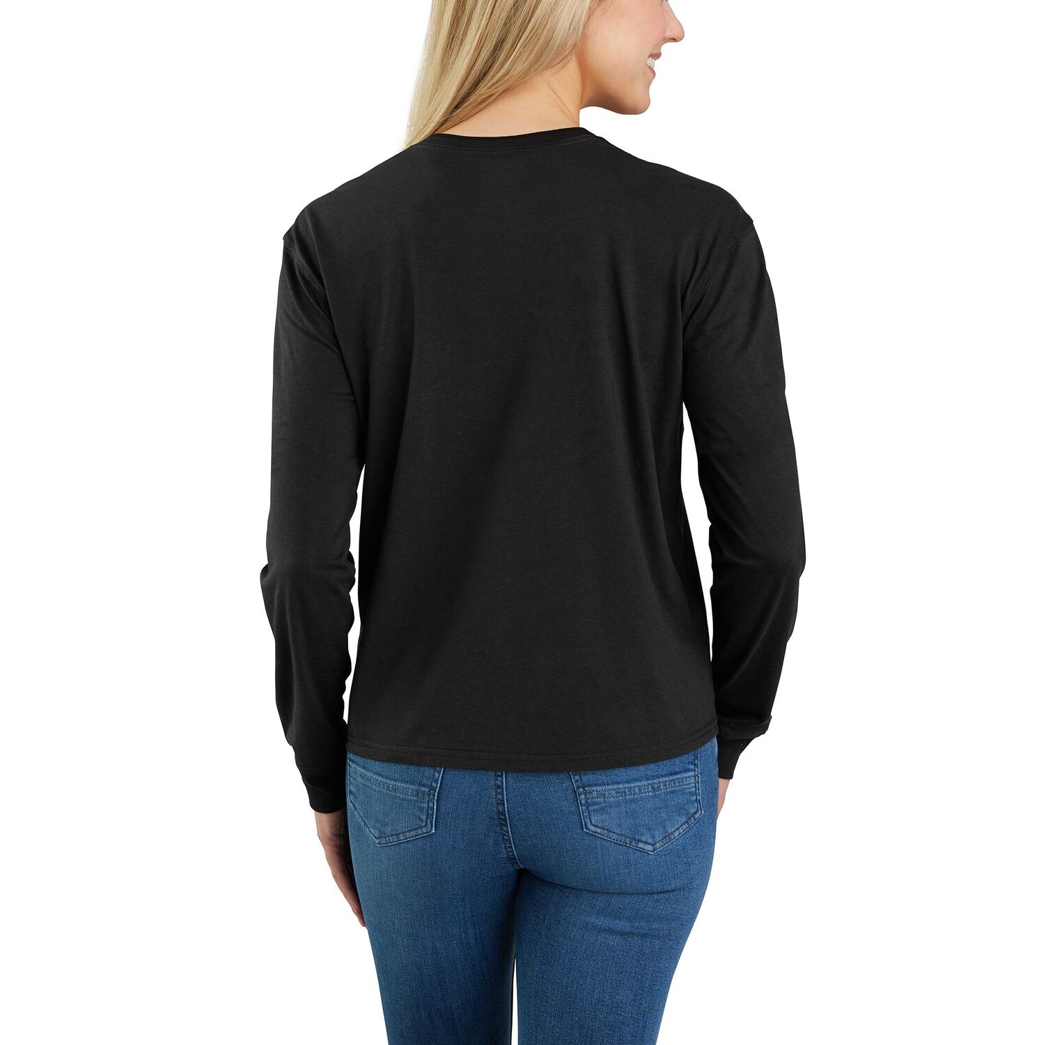 Carhartt Women's TENCEL Fiber Series Loose Fit Long-Sleeve Pocket T-Shirt