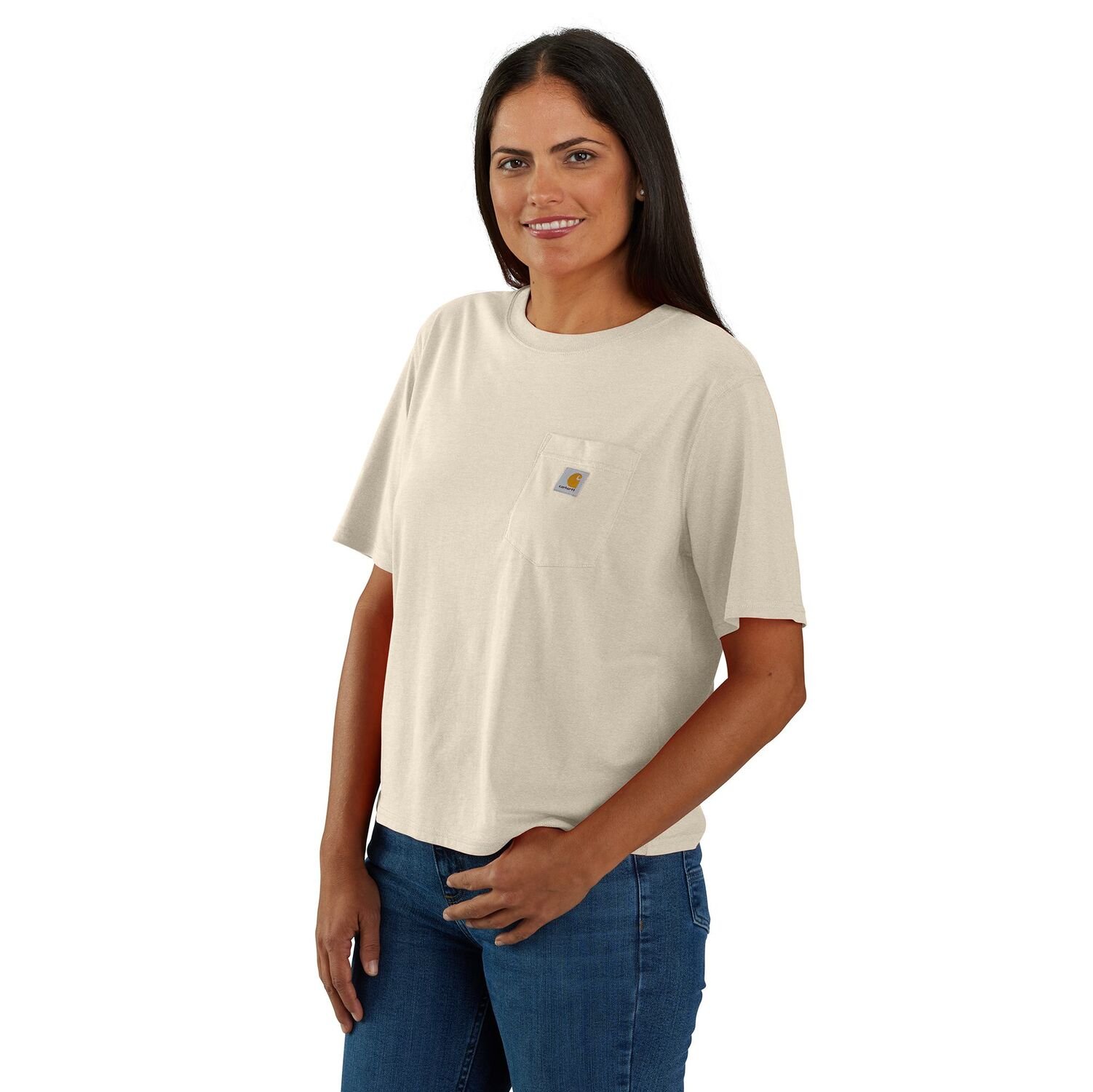 Carhartt Women's TENCEL Fiber Series Loose Fit Short Sleeve Crewneck T-Shirt
