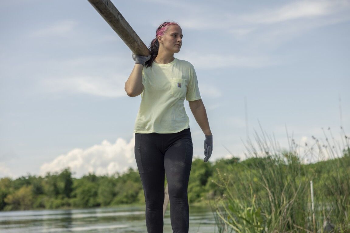 Carhartt Women's TENCEL Fiber Series Loose Fit Short Sleeve Crewneck T-Shirt