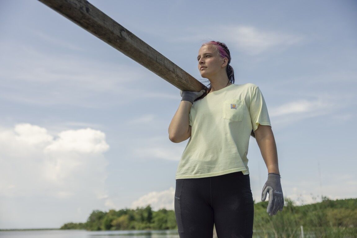 Carhartt Women's TENCEL Fiber Series Loose Fit Short Sleeve Crewneck T-Shirt