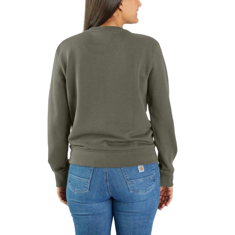 Carhartt Women's TENCEL Fiber Series Relaxed Fit French Terry Crewneck Sweatshirt