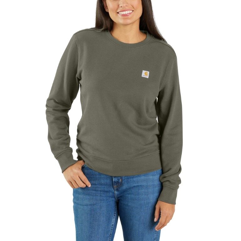 Carhartt Women's TENCEL Fiber Series Relaxed Fit French Terry Crewneck Sweatshirt