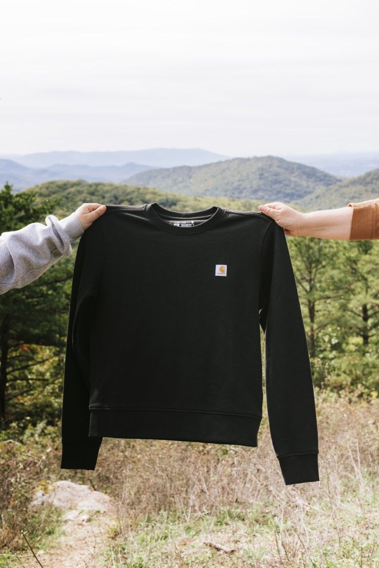 Carhartt Women's TENCEL Fiber Series Relaxed Fit French Terry Crewneck Sweatshirt