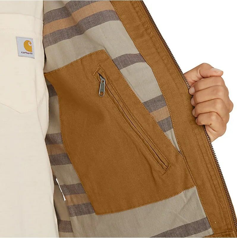 Carhartt Women's Rugged Flex  Loose Fit Canvas  Detroit Jacket