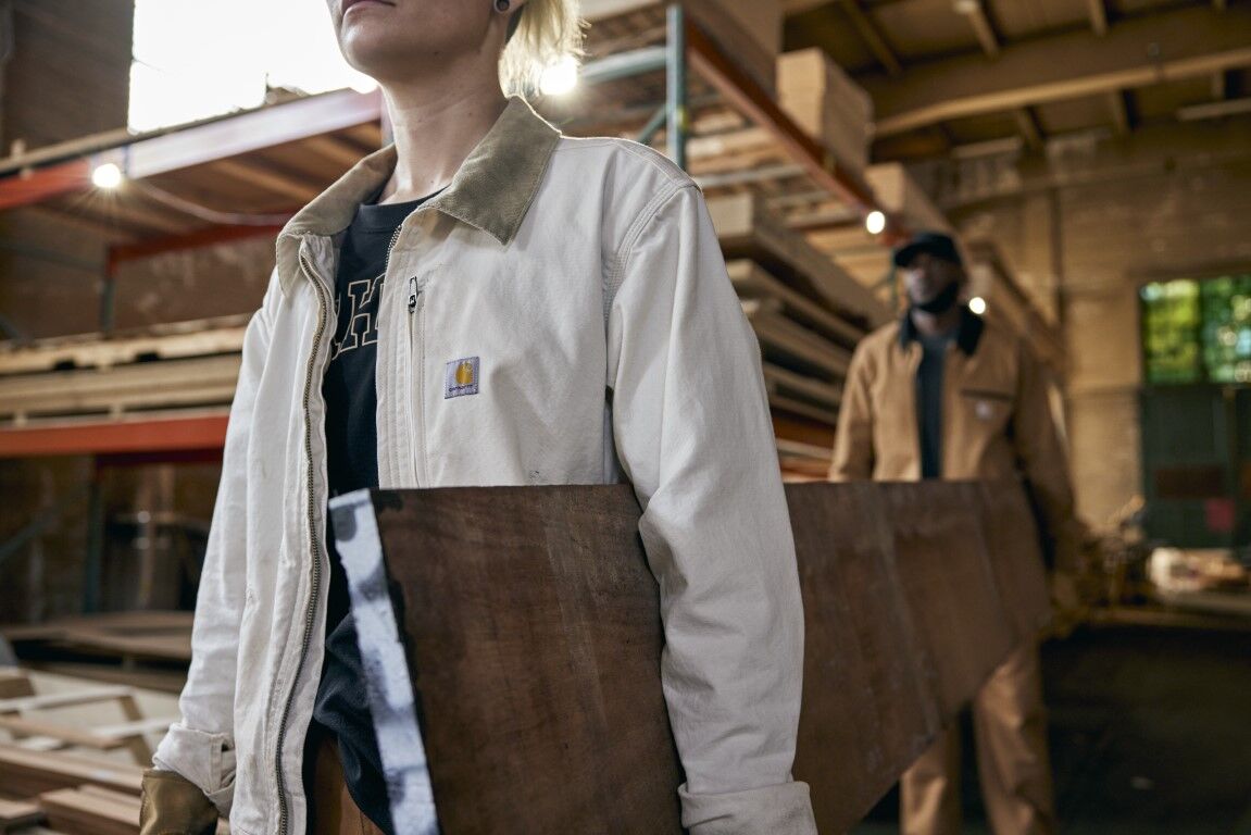 Carhartt Women's Rugged Flex  Loose Fit Canvas  Detroit Jacket