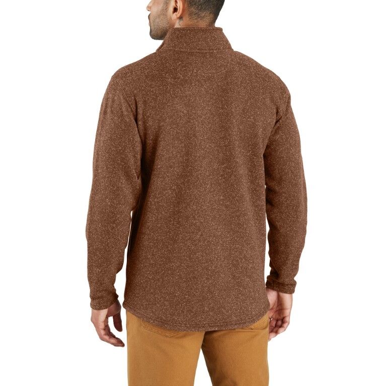 Carhartt Men's Relaxed Fit Midweight 1/4 Zip Pocket Sweater Fleece