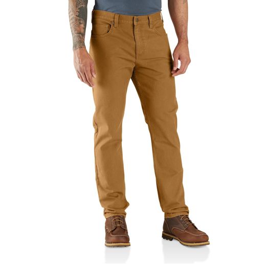 Carhartt Men's Rugged Flex Slim Fit Duck Tapered 5-Pocket Pant in