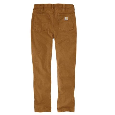Carhartt Men's Rugged Flex Slim Fit Duck Tapered 5-Pocket Pant in Carhartt Brown