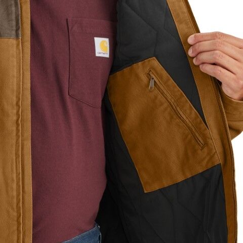 Carhartt Men's Montana Rugged Flex Relaxed Fit Duck Insulated Jacket