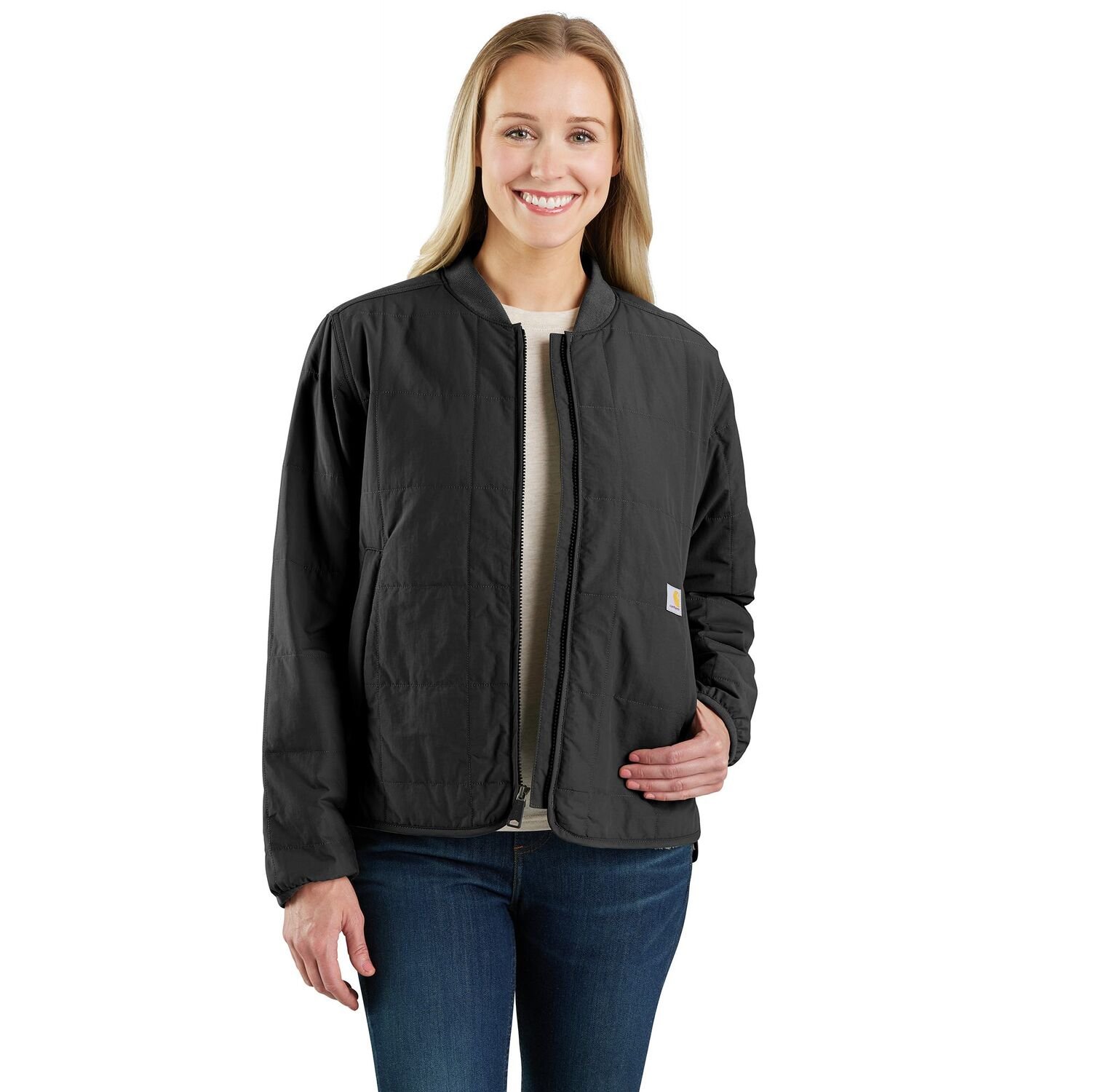 Carhartt Women's Rockford Loose Fit Lightweight Insulated Jacket in Black