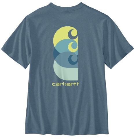 Carhartt Men's Relaxed Fit Lightweight Pocket Short Sleeve C Graphic T-Shirt
