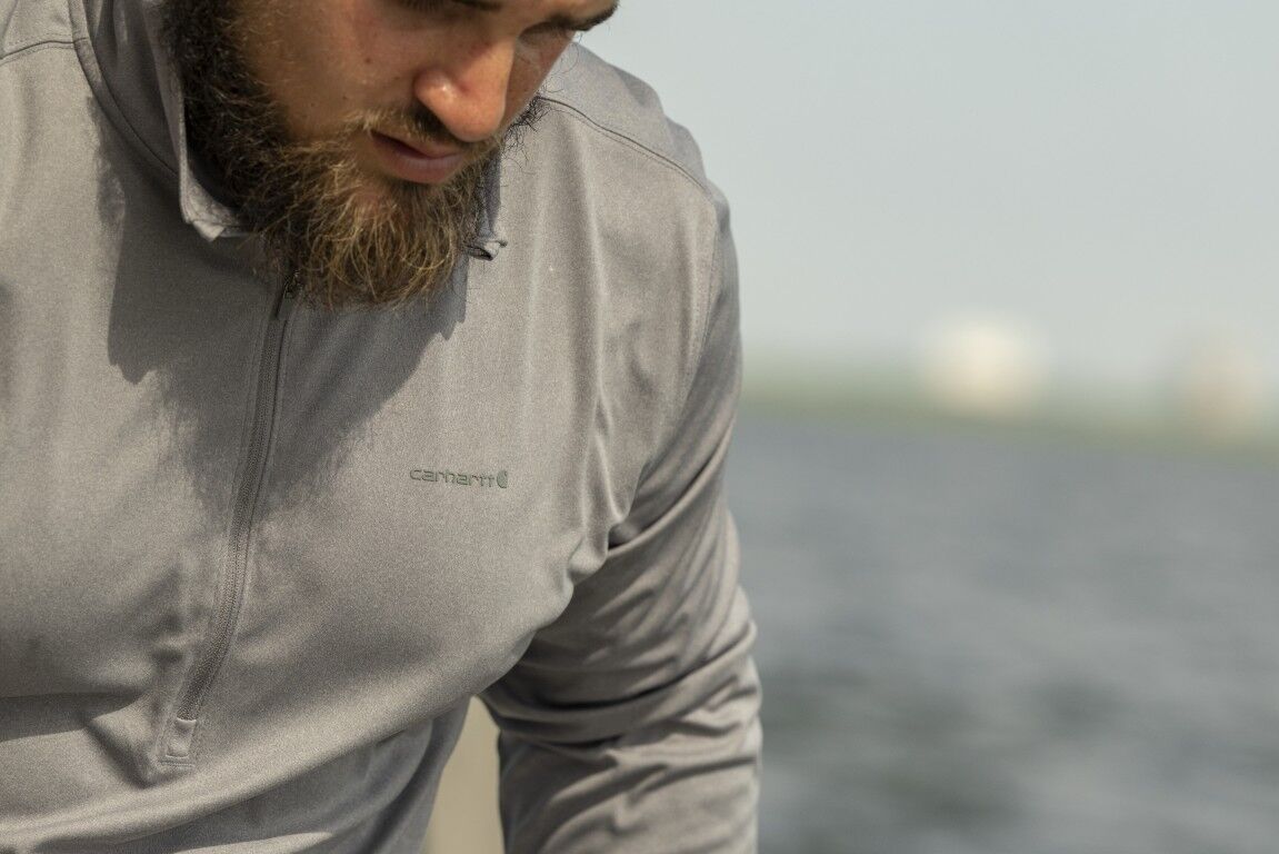 Carhartt Men's Force Sun Defender Relaxed Fit 1/2 Zip Pullover