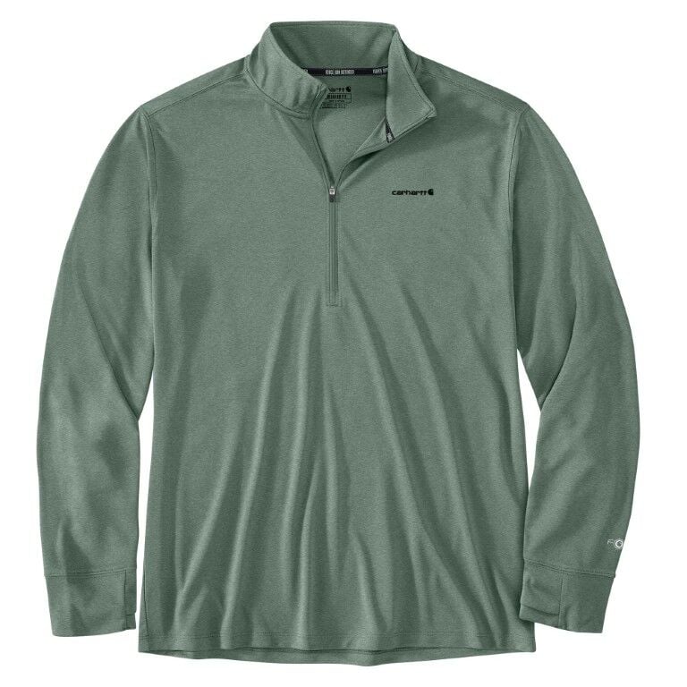 Carhartt Men's Force Sun Defender Relaxed Fit 1/2 Zip Pullover