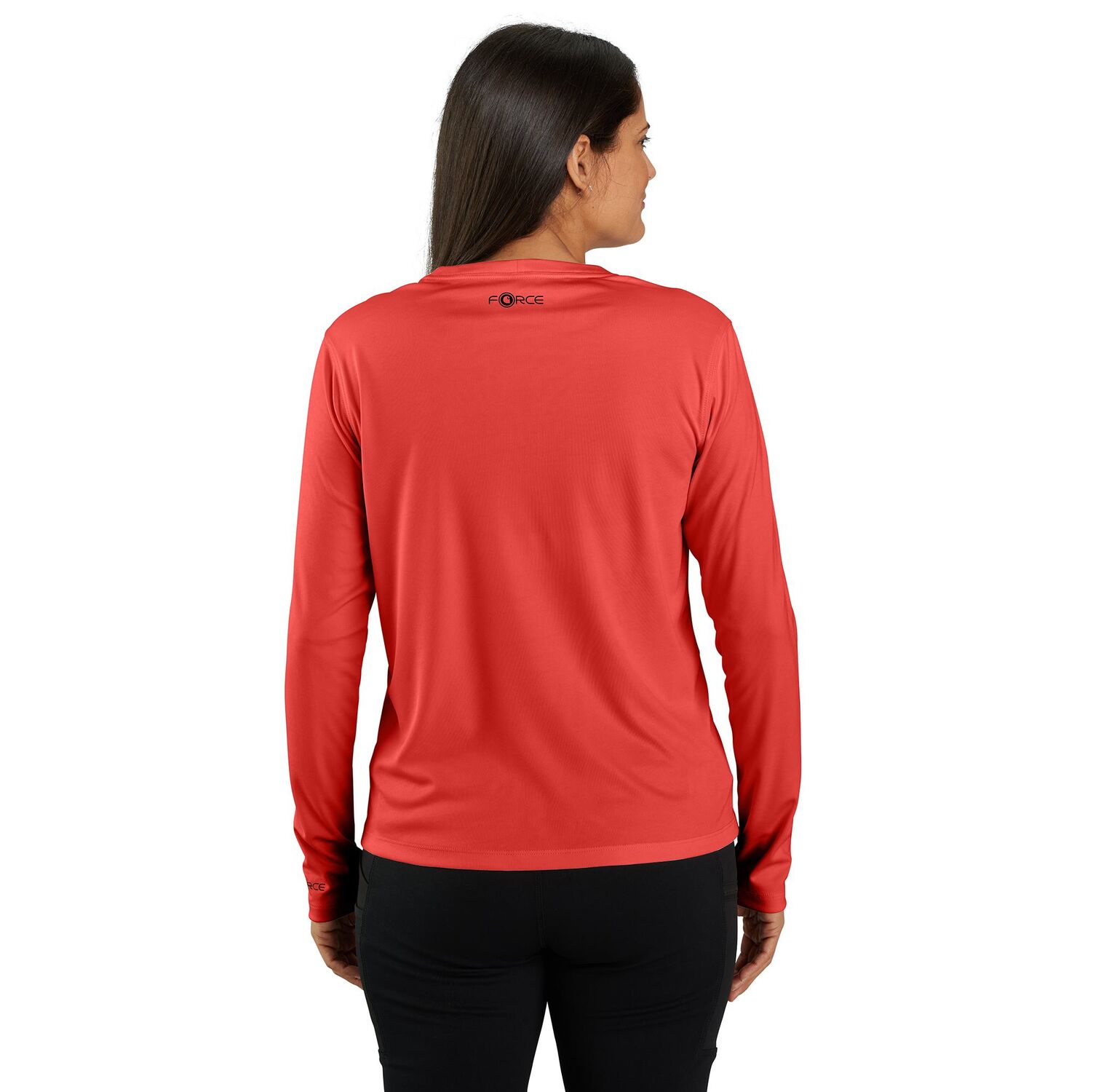 Carhartt Women's Force Sun Defender Relaxed Fit Lightweight Long Sleeve Logo Graphic T-Shirt