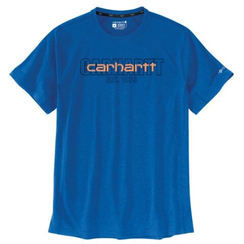 Carhartt Men's Carhartt Force Relaxed Fit Short Sleeve Logo Graphic T-Shirt