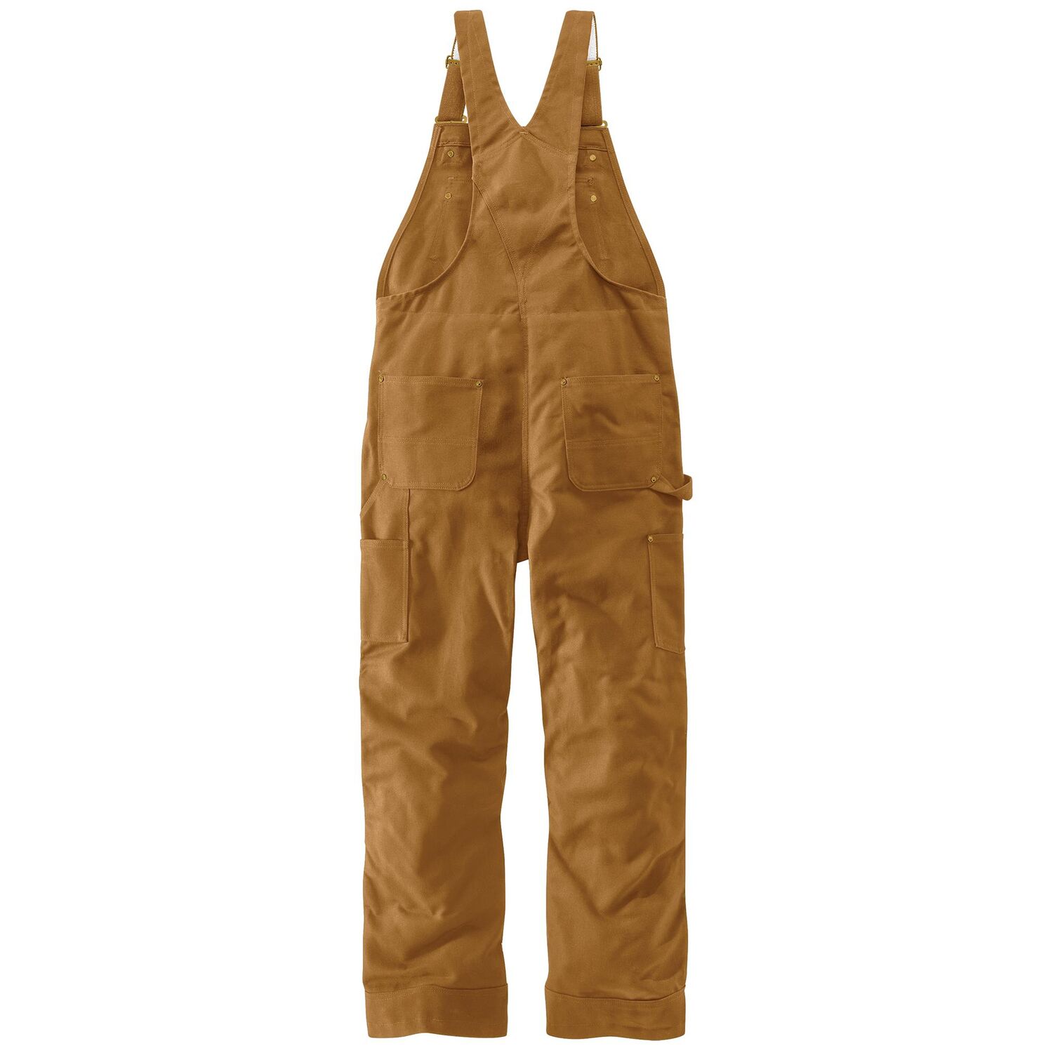 Carhartt Men's Loose Fit Firm Duck Insulated Bib Overall