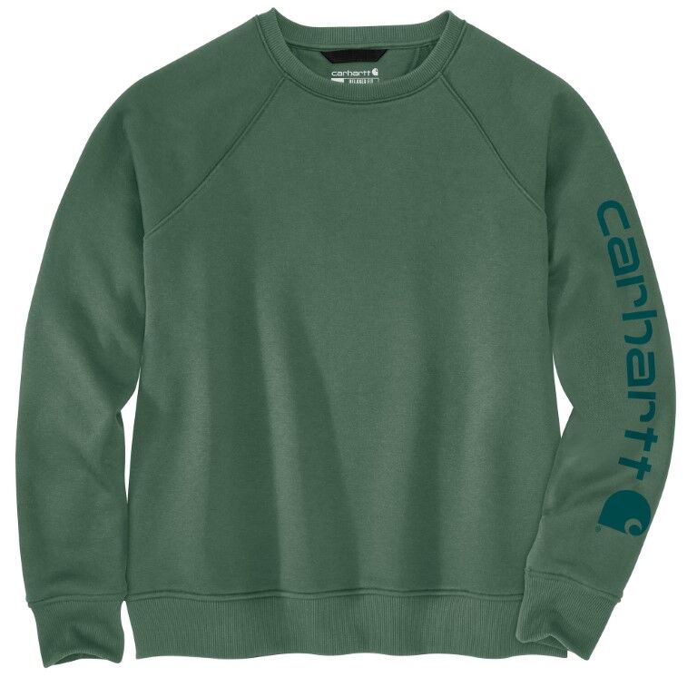 Carhartt Women's Relaxed Fit Midweight Graphic Crewneck Sweatshirt