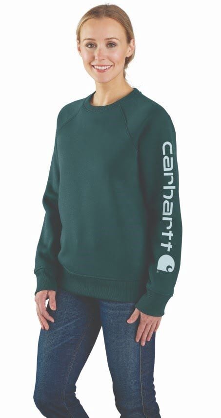 Carhartt Women's Relaxed Fit Midweight Graphic Crewneck Sweatshirt