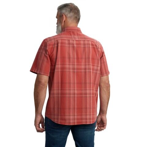 Carhartt Men's Loose Fit Midweight Short Sleeve Plaid Shirt