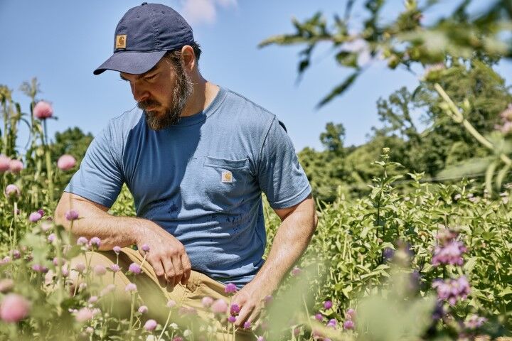 Carhartt Men's Relaxed Fit Lightweight Short Sleeve Pocket C Graphic T-Shirt