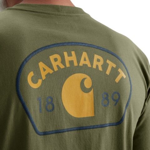 Carhartt Men's Relaxed Fit Lightweight Short Sleeve 1889 Graphic T-Shirt