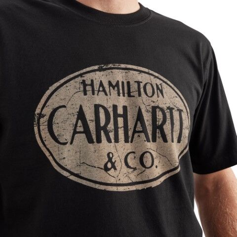 Carhartt Men's Relaxed Fit Lightweight Short Sleeve Hamilton Graphic T-Shirt