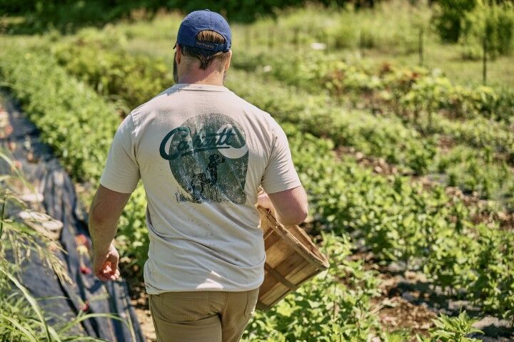 Carhartt Men's Relaxed Fit Lightweight Short Sleeve Pocket Dog Graphic T-Shirt