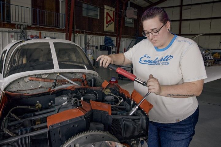 Carhartt Women's TENCEL Fiber Series Loose Fit Short Sleeve Ringer Graphic T-Shirt