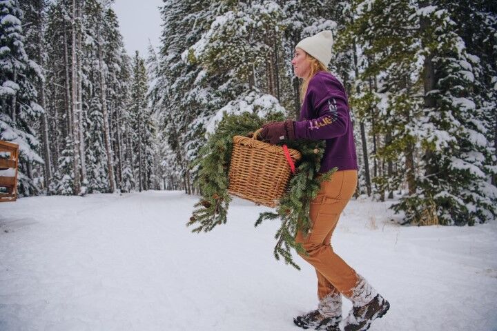 Carhartt Women's TENCEL Fiber Series Loose Fit Sleeve Graphic Sweatshirt