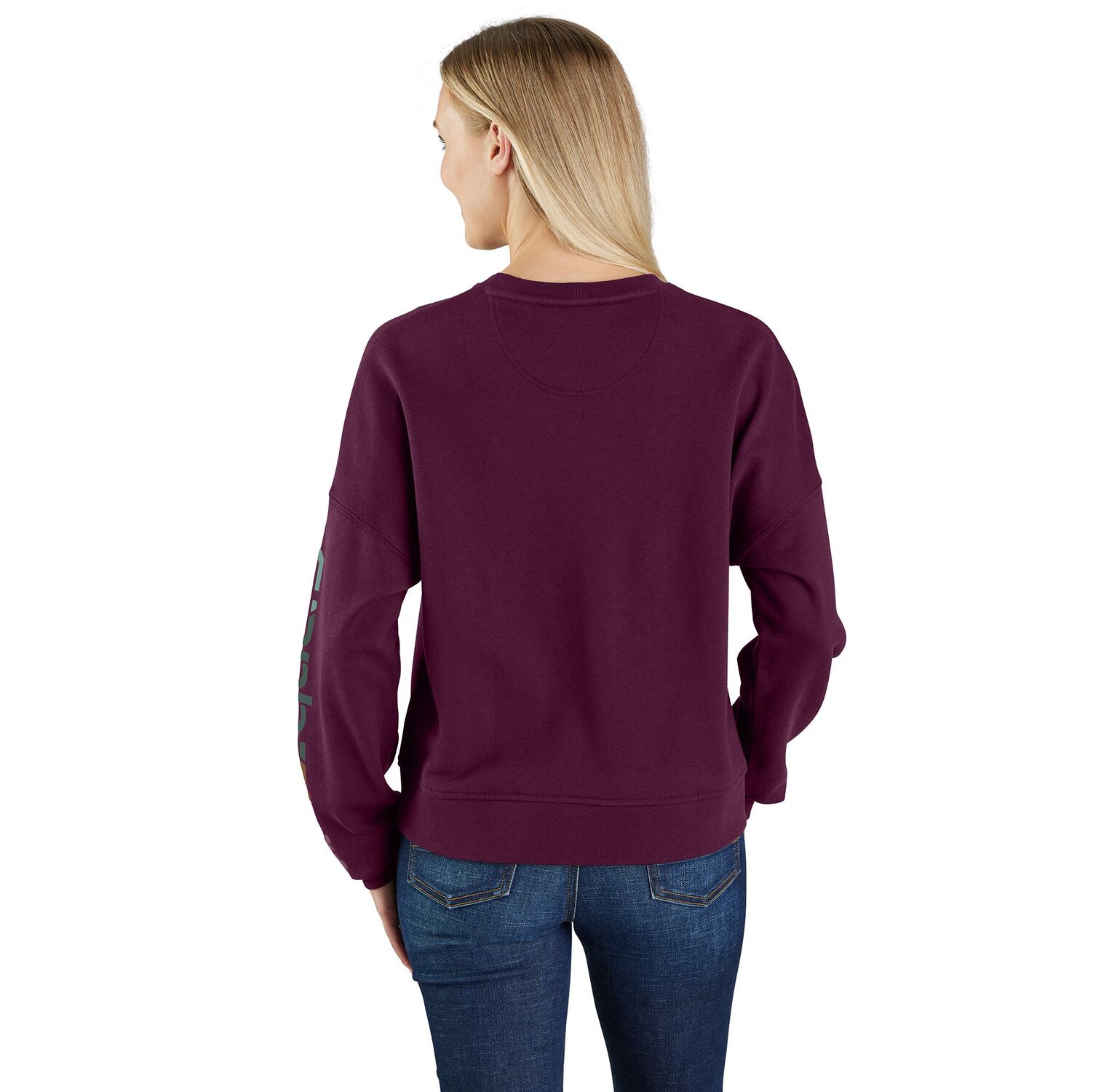 Carhartt Women's TENCEL Fiber Series Loose Fit Sleeve Graphic Sweatshirt