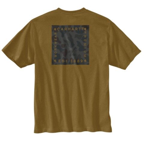 Carhartt Men's Relaxed Fit Lightweight Short Sleeve Camo Graphic T-Shirt